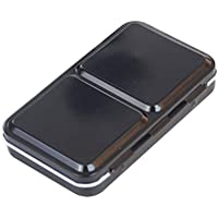 SUPVOX Caja de acuarela de metal vacía caja de almacenamiento portátil caja de pintura (caja de hierro para 12 colores)